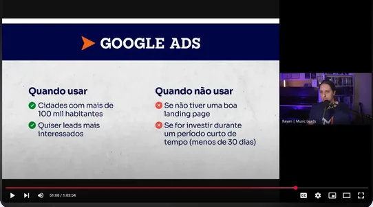 Gravação de workshop disponível para clientes Emusys